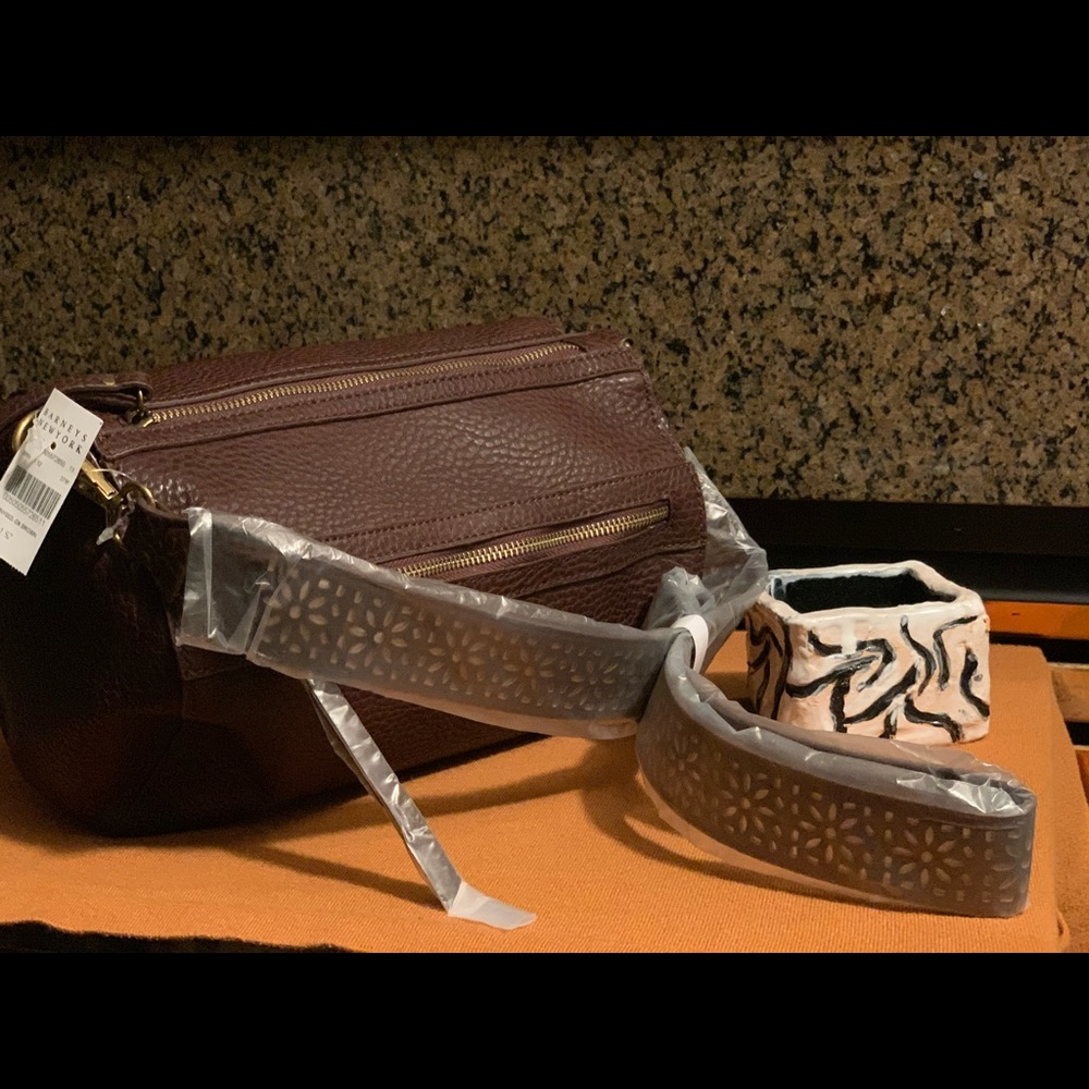 Barney’s New York- Dark Brown Leather Purse